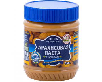Паста арахисовая с кусочками кранч "Азбука продуктов" №2 340 гр