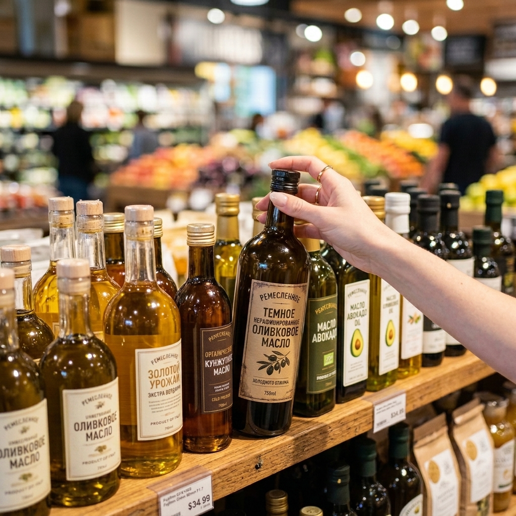 Как выбрать качественное растительное масло в магазине по этикетке Extra Virgin Refined и Cold Pressed